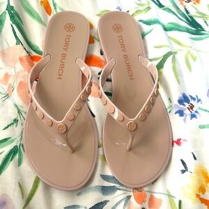 Tory Burch studded jelly sandals